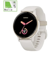 GARMIN GPSスマートウォッチ vivoactive(ヴィヴォアクティブ)5 Suica対応 Ivory / Cream Gold 0100286241