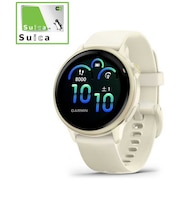 GARMIN　vivoactive 6 (ヴィヴォアクティブ 6)GPSスマートウォッチ(Suica対応) (ガーミン) Bone/ Lunar Gold Bone/ Lunar Gold 0100298531