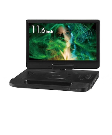 グリーンハウス　11型 ポータブルブルーレイディスクプレーヤー ［11.6V型］ GHSTM11ABK