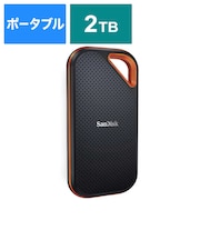 サンディスク　外付けSSD USB-C+USB-A接続 エクストリームプロ [ポータブル型 /2TB] SDSSDE812T0025