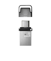 エレコム　USBメモリ 128GB USB3.2(Gen1)/3.1(Gen1)/3.0/2.0 2in1 シルバー MFCAU32128GSV