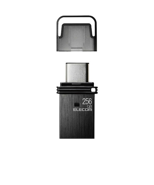 エレコム　USBメモリ 256GB USB3.2(Gen1) ( Type-C / USB A 両対応 )  MFCAU32256GBK