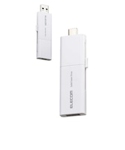 エレコム　SSD 外付け 250GB 読込最大420MB/秒 スライド式 USB Type-C/USB-A 両対応 ホワイト ESDEWB0250GWHR