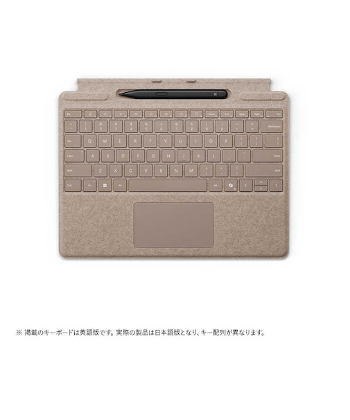 マイクロソフト　Surface Pro キーボード(ペン収納付き/スリム ペン付き) デューン  8X600163