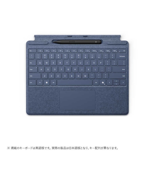 マイクロソフト　Surface Pro キーボード(ペン収納付き/スリム ペン付き) サファイア  8X600209