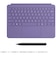 マイクロソフト　（純正）Surface Pro 12 インチ キーボード（ペン収納付き/スリム ペン付き） バイオレット EP233103