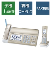 パナソニック　FAX電話機 おたっくす デジタルコードレス シャンパンゴールド [子機1台 /普通紙] KXPD750DLN