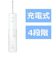 パナソニック　口腔洗浄器 ジェットウォッシャー ドルツ 超音波水流モデル 携帯用 AC100-240V (国内・海外兼用) EWDJ42W