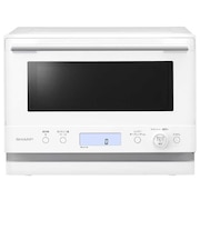 シャープ　オーブンレンジ 18L フラット PLAINLY らくチン1品 ホワイト REWF186W