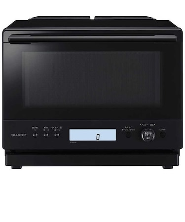 シャープ　過熱水蒸気オーブンレンジ 30L フラット PLAINLY 熱風コンベクション ブラック REWF306B