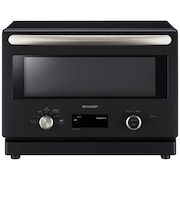 シャープ　オーブンレンジ 18L フラット ダイヤル操作 ブラック RESD18CB
