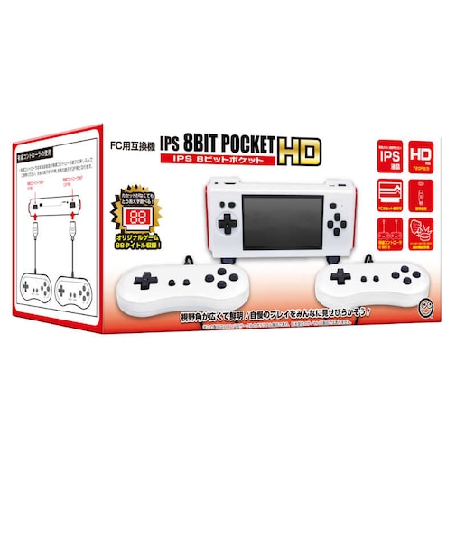 コロンバスサークル　IPS 8ビットポケットHD(IPS 8BIT POCKET HD)(FC用互換機)  IPS8ﾋﾞｯﾄﾎﾟｹｯﾄHD<br>★こちらの商品は人気商品のため、色違い・仕様違い等含め「一家族１台限り」でのご協力をお願いしております。