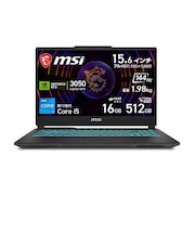 MSI　ゲーミングノートパソコン [ RTX 3050 / 15.6型 / Win11 Home / Core i5 / 16GB / 512GB ] ブラック ＆ スケルトン CYBORG15A13UC3250JP