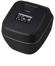 東芝 炊飯器 5.5合 炎匠炊き 真空圧力IH カラータッチ液晶 グランブラック RC10ZWAK