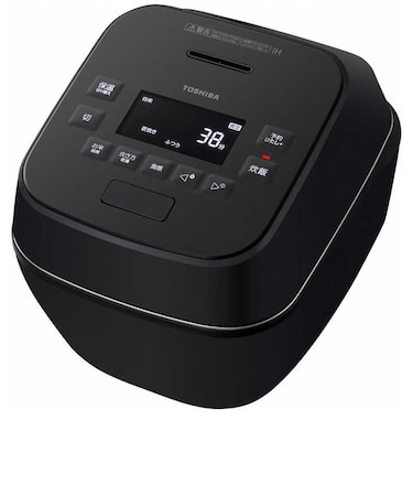 東芝　炊飯器 5.5合 炎匠炊き 真空圧力IH グランブラック RC10SGAK