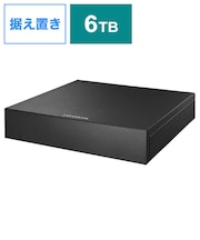 IOデータ　USB 3.2 Gen 1(USB 3.0)対応録画用外付けHDD ［6TB /据え置き型］ ブラック AVHDUS6U