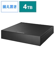IOデータ　24時間連続録画/4K対応録画用外付けHDD ［4TB /据え置き型］ ブラック AVHDAS4U