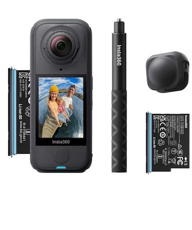INSTA360　アクションカメラ 360°カメラ X4 Air スターターバンドル ［4K対応 / 防水］ グラファイトブラック CINSAAFASE03