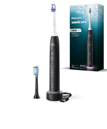 ソニッケアー　電動歯ブラシ ソニッケアー 6500シリーズ [ 音波水流式 ] ブラック HX741107