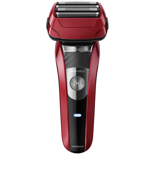 日立　電気シェーバー ［4枚刃 /AC100V-240V］ レッド RMHF470B