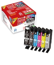 ジット リサイクルインク カートリッジ キャノン BCI-371XL+370XL 6MP大容量対応 JITBC3703716PXL