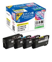 ジット エプソン EPSON: 4色パック IB07CL4B 対応 リサイクルインク 目印:マウス JIT-EIB074PB