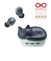 ラディウス　完全ワイヤレスイヤホン NEKO 猫 クロ [ ワイヤレス ( 左右分離 ) / Bluetooth 対応 ]  HPC28BTK