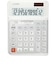 カシオ　人間工学電卓 ホワイト DE-12D-WE-N [12桁] DE12DWEN