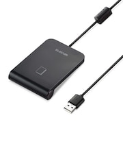エレコム　非接触式ICカードリーダライタ マイナンバーカード対応 ブラック [対応] MRICA001BK