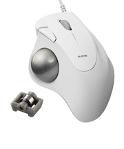 エレコム　マウス トラックボール IST ベアリングモデル [IR LED /有線 /5ボタン /USB] ホワイト MIT11URWH