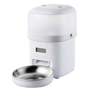 エレコム　ペット用タイマー式自動給餌器 コンパクトタイプ ホワイト PETAF05WH