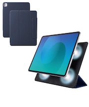 エレコム　iPad Pro ケース 13インチ ( M4 ) マグネット着脱フラップ カバー 2アングル スタンド オートスリープ機能 軽量 薄型 TBA25PLWVPF2NV