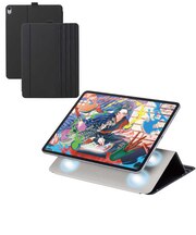 エレコム iPad Air ケース 13インチ ( M3 / M2 ) マグネット着脱フラップ カバー 8段階スタンド オートスリープ機能 TBA25XWVDBK
