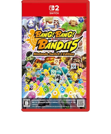 日本コロムビア Switch2ゲームソフト バン!バン!バンディッツ Nintendo Switch 2 Edition バン!バン!バンディッツSW2<br>★こちらの商品は人気商品のため、色違い・仕様違い等含め「一家族1台限り」でのご協力をお願いしております。