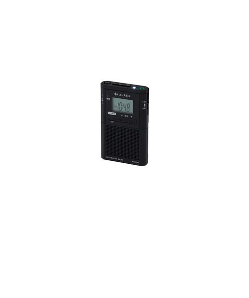 東芝　ポータブルラジオ AUREX ［ワイドFM対応 / AM/FM］ ブラック AXPRU60K