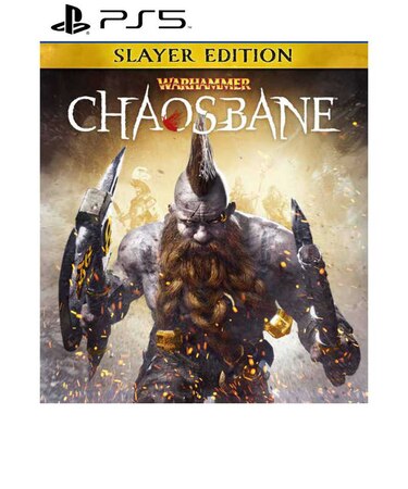 オーイズミアミュージオ　PS5ゲームソフト ウォーハンマー：Chaosbane Slayer Edition ｳｵｰﾊﾝﾏｰｹｲｵｽﾍﾟｲﾝSLE<br>★こちらの商品は人気商品のため、色違い・仕様違い等含め「一家族１台限り」でのご協力をお願いしております。