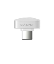 SUNEAST　極小型 外付け ポータブル SSD Nano 256GB Type-C USB3.2 Gen 1対応 最大読込速度 450MB/s ［ポータブル型］ ホワイト SE-PS256G2LNN1WF