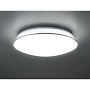 東芝　LED照明 シーリングライト 6畳 調光 調色 シルバートリム リモコン付属 NLEH06053ELC