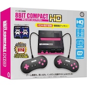 コロンバスサークル　8ビットコンパクト HD(FC用互換機) クリアブラック＆ピンク 8ﾋﾞｯﾄｺﾝﾊﾟｸﾄHD<br>★こちらの商品は人気商品のため、色違い・仕様違い等含め「一家族１台限り」でのご協力をお願いしております。
