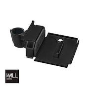ナカムラ WALL テレビスタンド A2ハイ/ラージタイプ対応 ポータブルゲーム機ホルダー サテンブラック M05000247