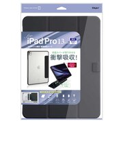 ナカバヤシ iPadPro(M4)13インチ用 マグネット分離式 衝撃吸収ケース TBCIPP24301BK