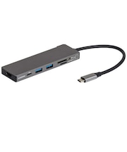 ナカバヤシ PD対応 USBType-cアルミドッキングステーション 15cm (USB Power Delivery対応) UDC01SGY