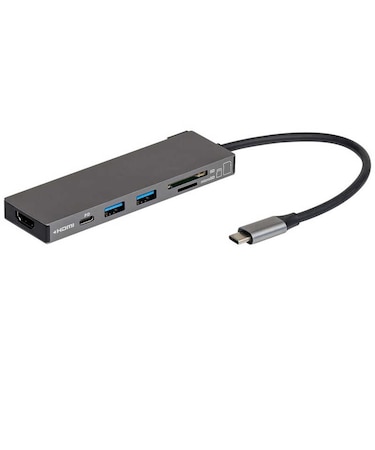 ナカバヤシ　PD対応 USBType-cアルミドッキングステーション 15cm (USB Power Delivery対応) UDC01SGY