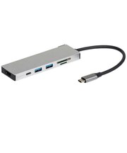 ナカバヤシ　PD対応 USBType-cアルミドッキングステーション 15cm (USB Power Delivery対応) UDC01SSL