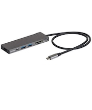 ナカバヤシ　PD対応 USBType-cアルミドッキングステーション 50cm (USB Power Delivery対応) UDC01LGY