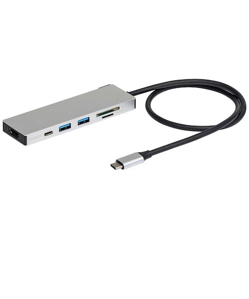 ナカバヤシ　PD対応 USBType-cアルミドッキングステーション 50cm (USB Power Delivery対応) UDC01LSL