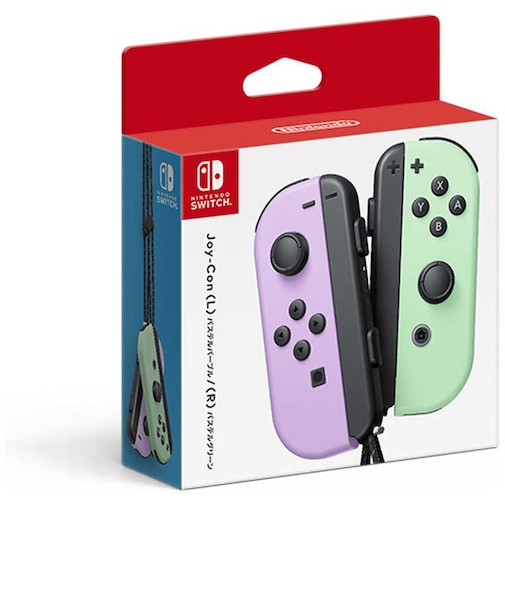 任天堂　【純正】Joy-Con(L)/(R)［Switch］(L) パステルパープル/(R) パステルグリーン Joy-Con(L)ﾊﾟｽﾃﾙﾊﾟｰﾌ<br>★こちらの商品は人気商品のため、色違い・仕様違い等含め「一家族１台限り」でのご協力をお願いしております。