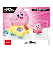 任天堂　amiibo カービィ＆ワープスター(カービィのエアライダーシリーズ)  NVLWCAAA<br>★こちらの商品は人気商品のため、色違い・仕様違い等含め「一家族１台限り」でのご協力をお願いしております。