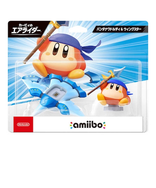 任天堂 amiibo バンダナワドルディ&ウィングスター(カービィのエアライダーシリーズ) NVLWCAAB<br>★こちらの商品は人気商品のため、色違い・仕様違い等含め「一家族1台限り」でのご協力をお願いしております。