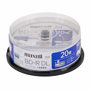 マクセル　録画用ブルーレイディスク BD-RDL 20枚入り maxell ［20枚 / 50GB / インクジェットプリンター対応］ BRV50WPH.20SP